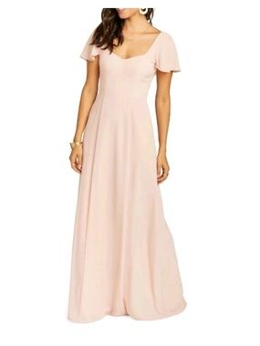 Show me your mumu Marie Sweetheart Maxi Dress in Blush